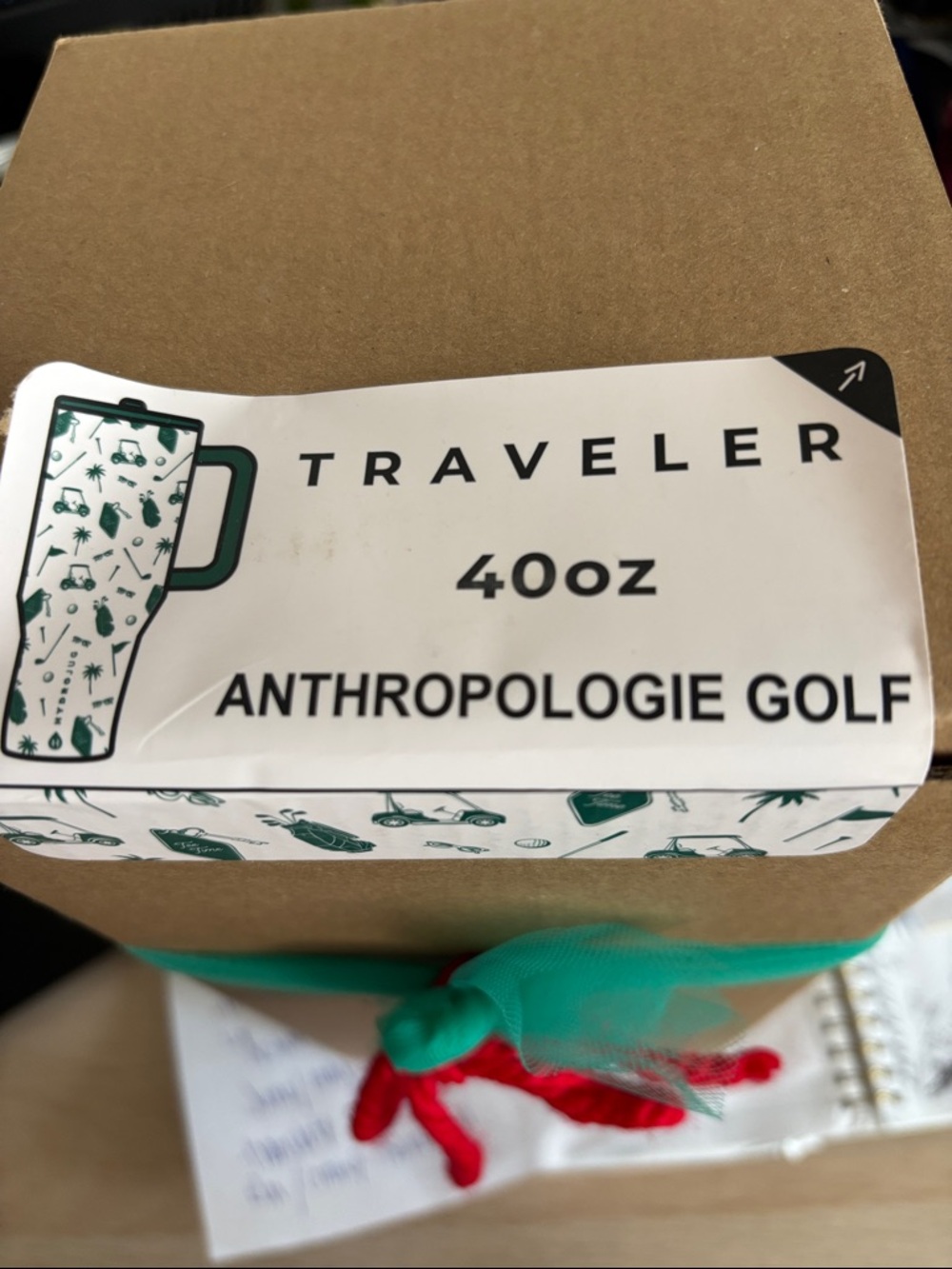 HydroJug Traveler 40oz pink/ green - Picture 2 of 3
